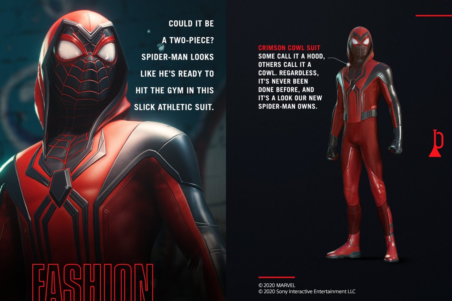 Spider Man On Ps To Get Free Suits New Crimson Cowl Suit Revealed