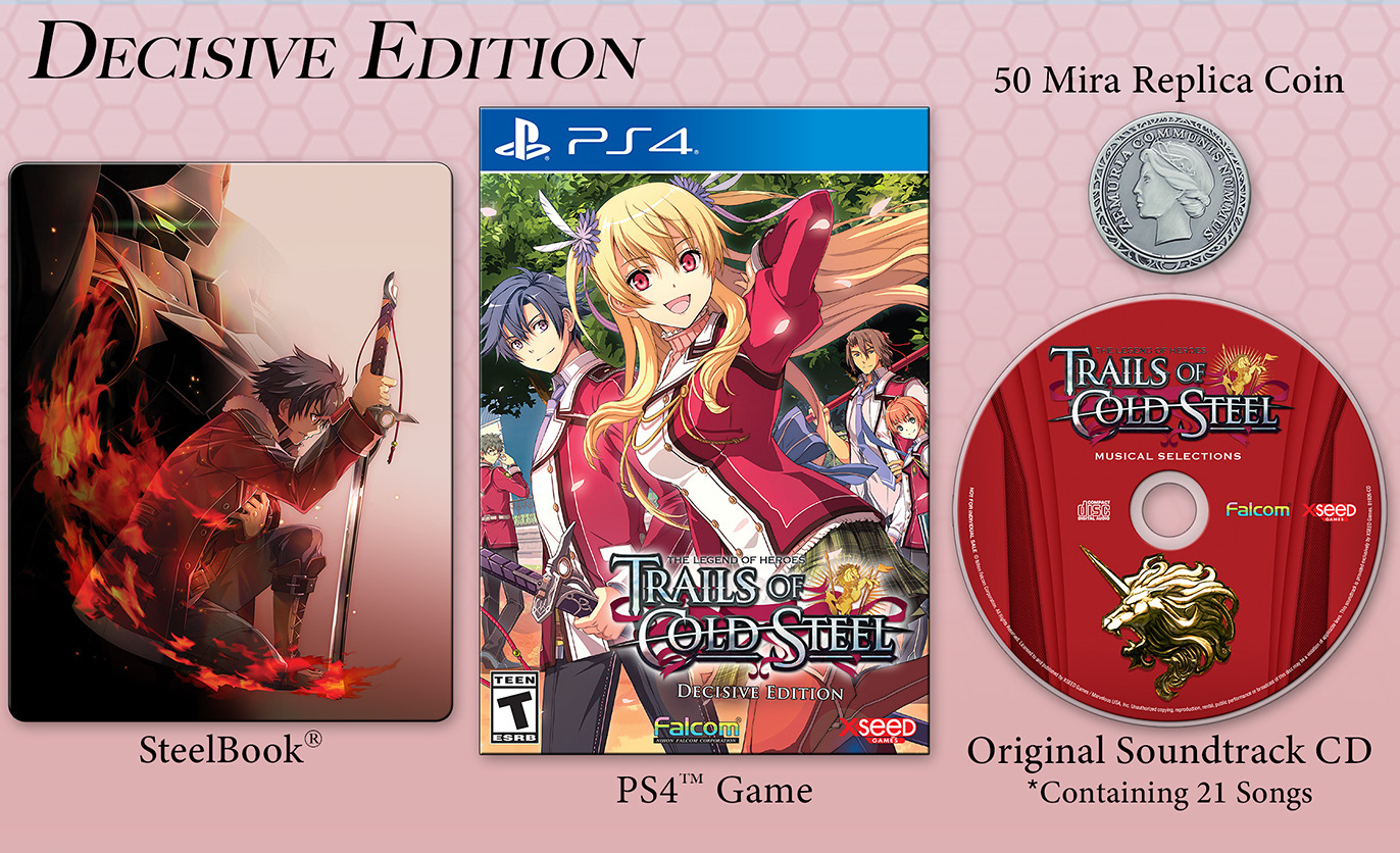 The Legend of Heroes: Trails of Cold Steel Is Out Today For PS4