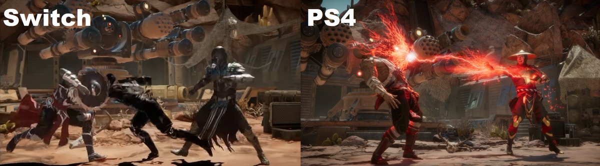 Mortal Kombat 11 (Switch vs Xbox One X) Side by Side Comparison