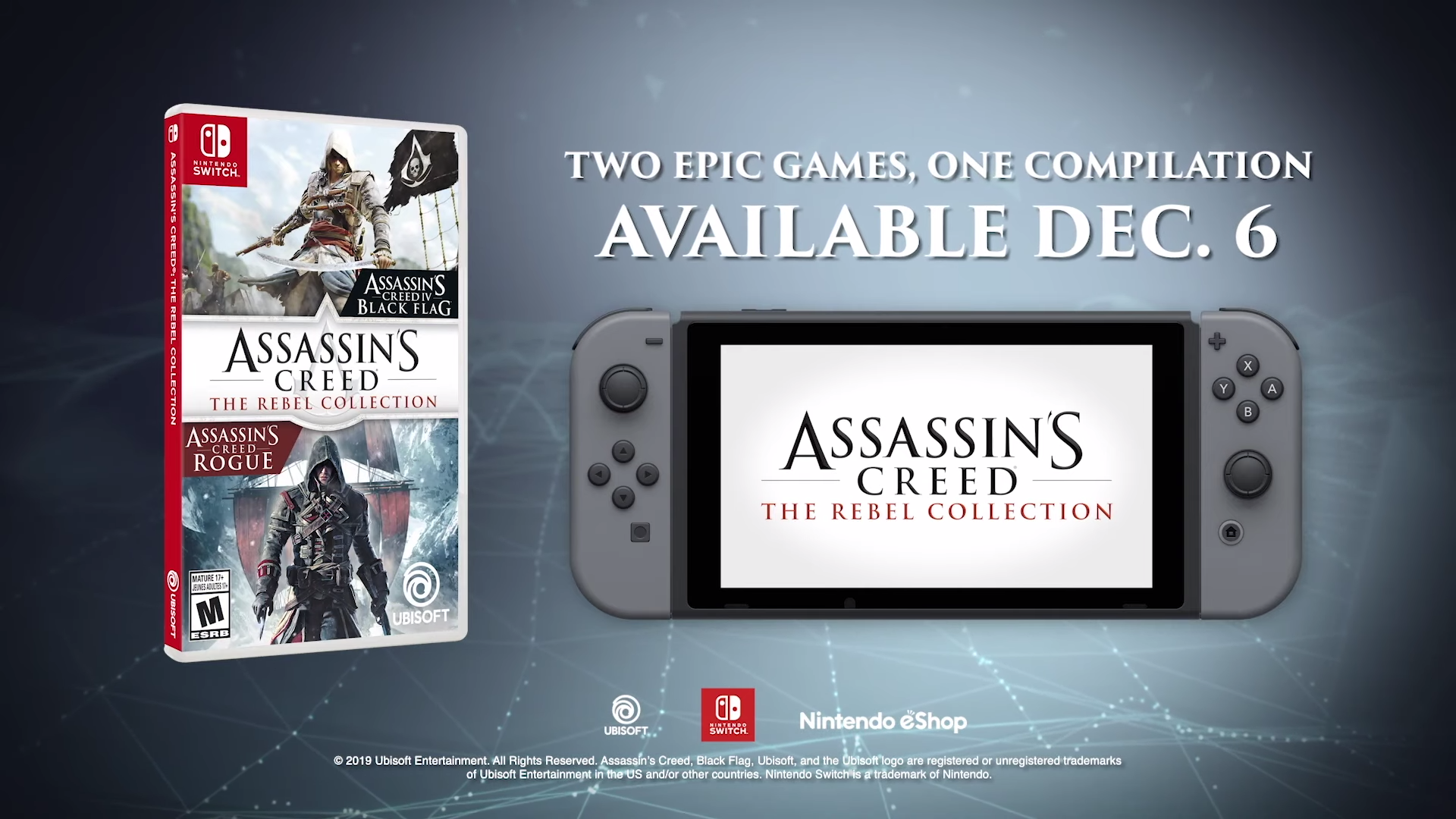 Assassin\'s Creed: The Rebel December Will Collection On 6 Launch