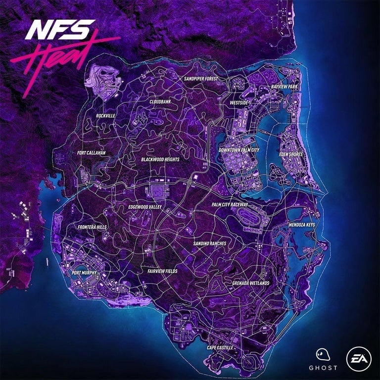 need for speed heat world map