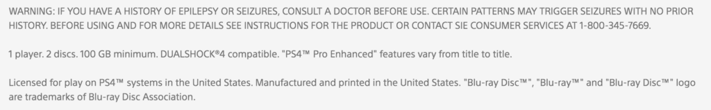 last of us part 2 ps5 file size