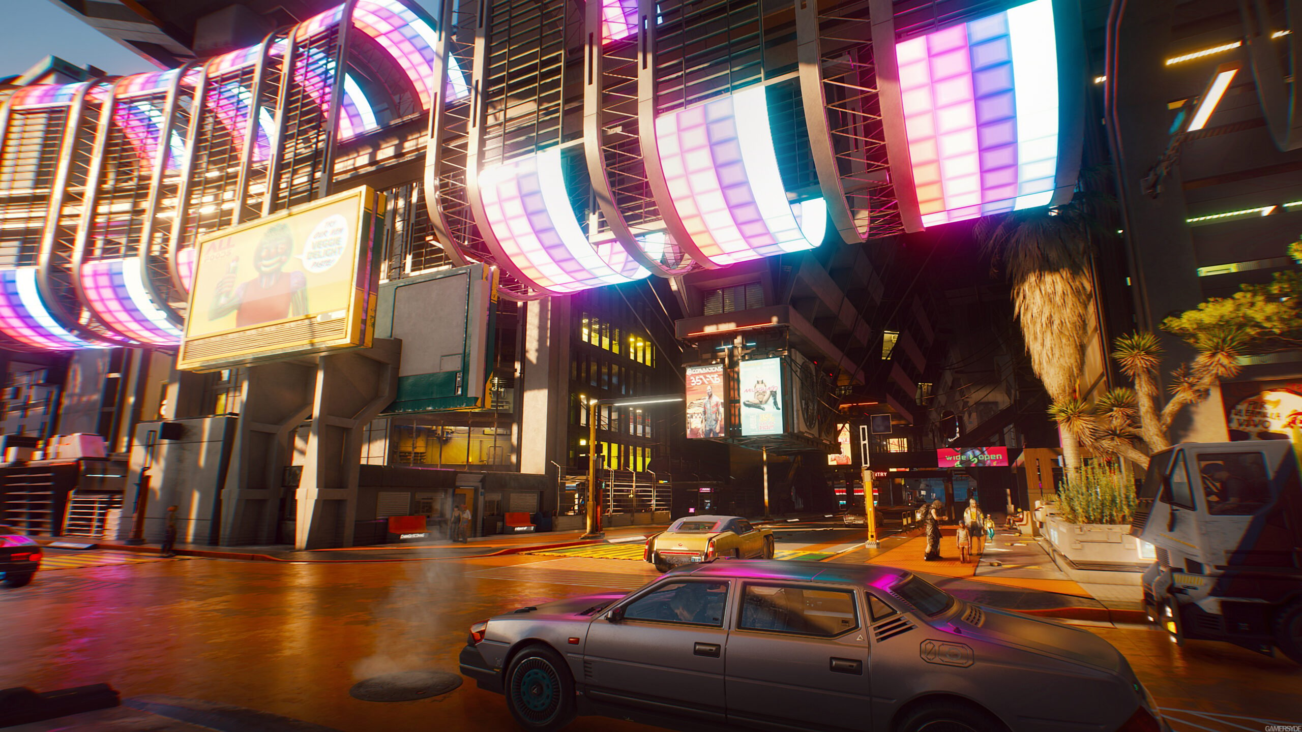 Cyberpunk 2077 4K Screenshots Show A Night City Full of Life