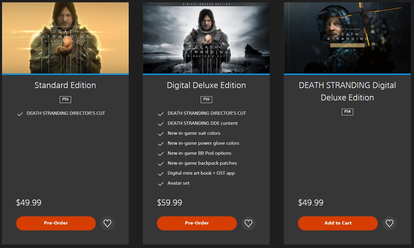 DEATH STRANDING DIRECTOR’S CUT Digital Deluxe Edition