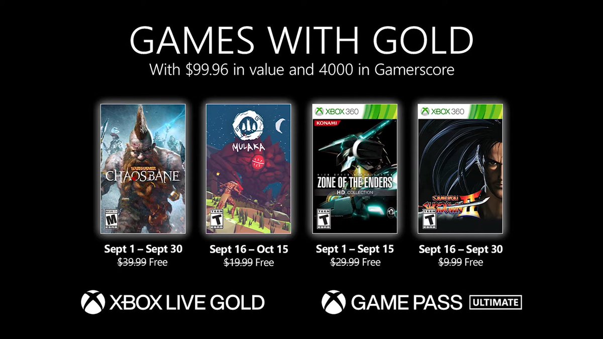 Every free Xbox One and Xbox 360 game you can get in August