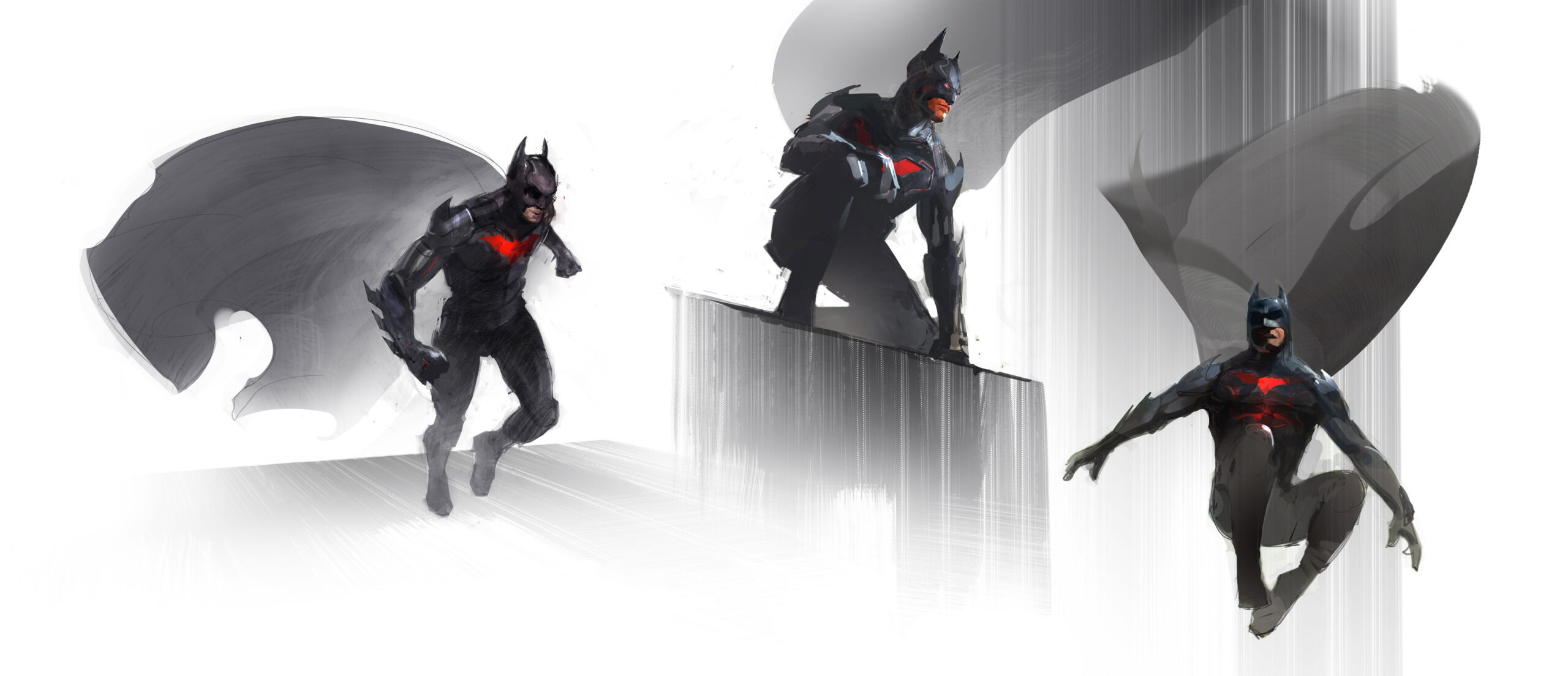 Batman Arkham Knight Canceled Sequel Concept Art Hints At Batman Beyond  Design