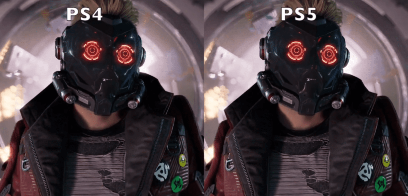 guardians of the galaxy ps4 vs ps5