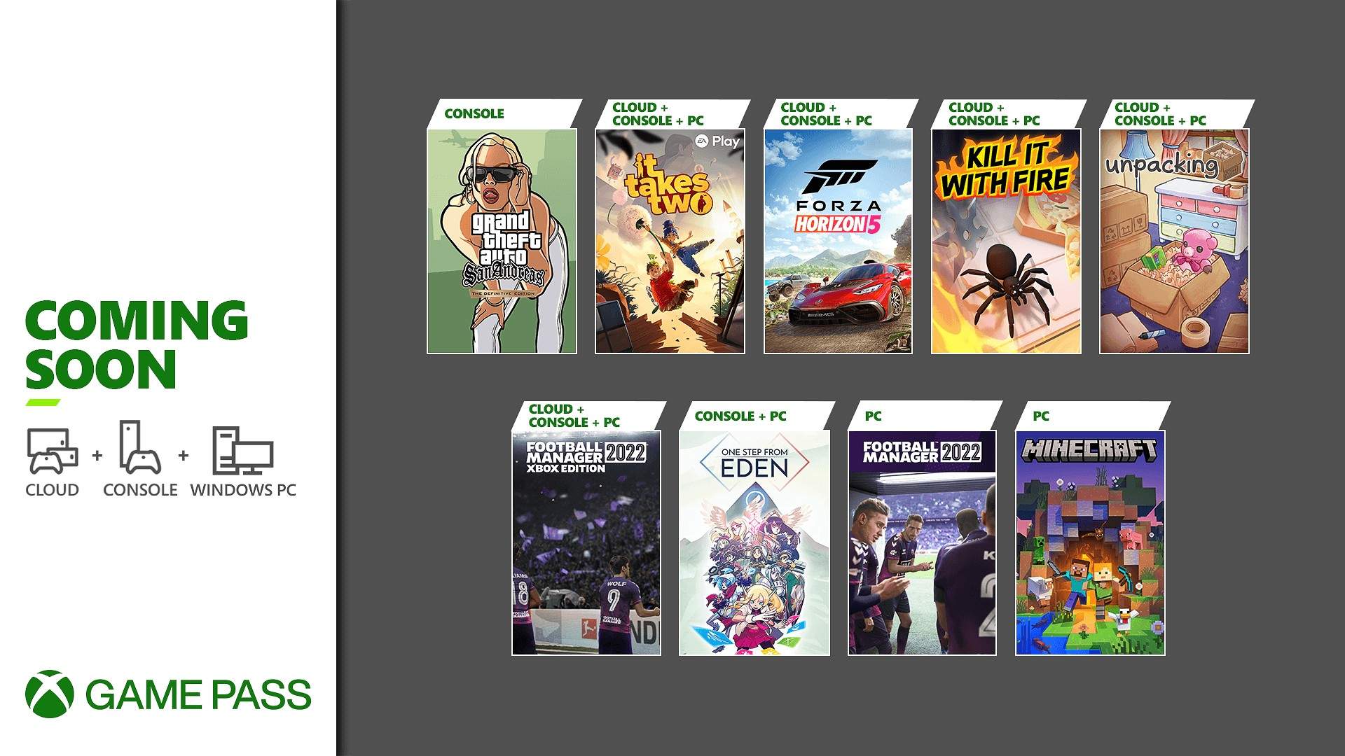 xbox one game pass new games