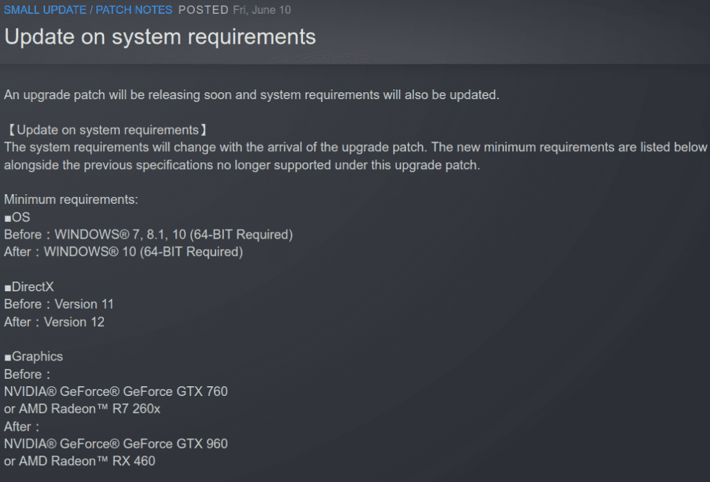 Resident Evil 2 Remake Next Gen Increases PC System Requirements