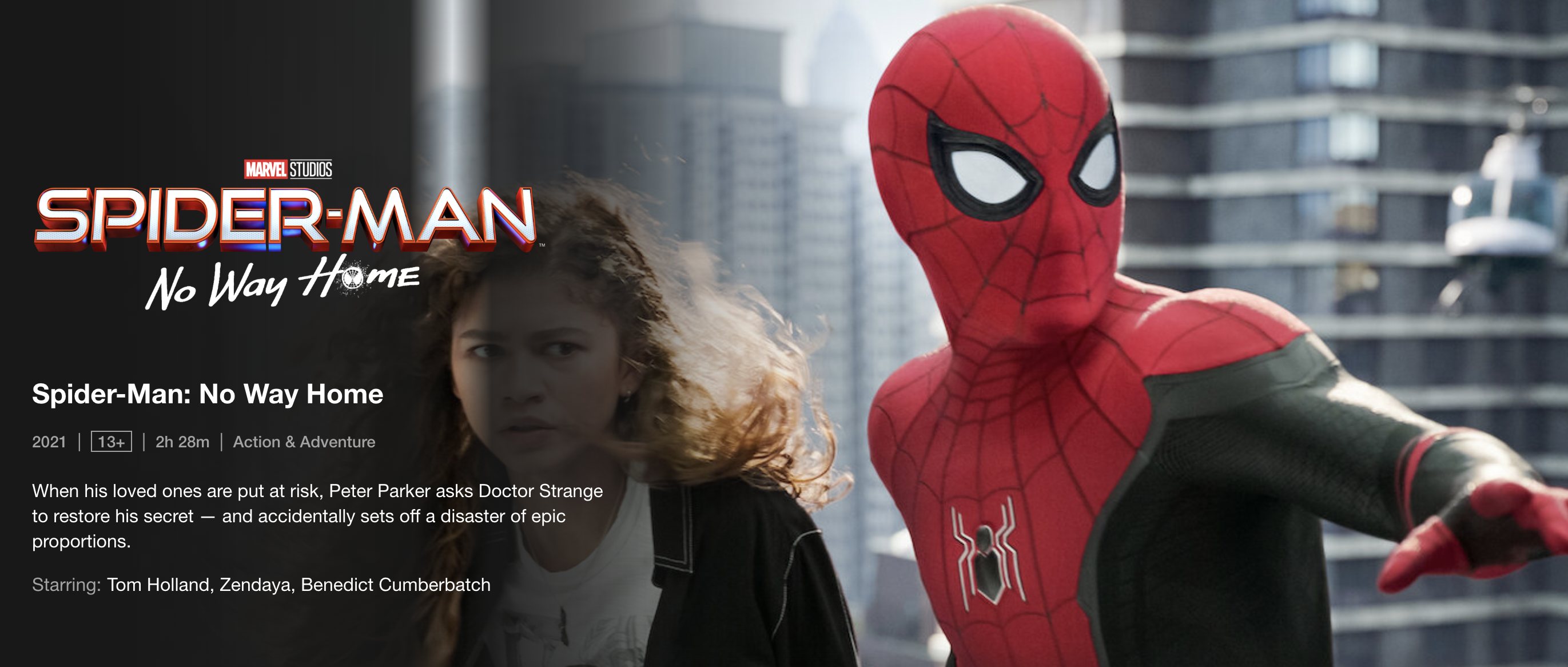 Spider-Man: No Way Home Is Now Available To Stream On Netflix In 4K