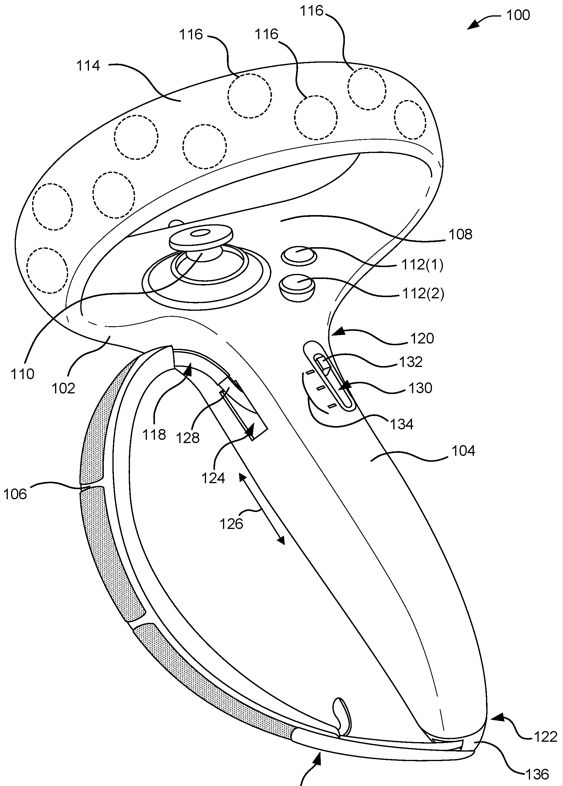 valve vr controller patent