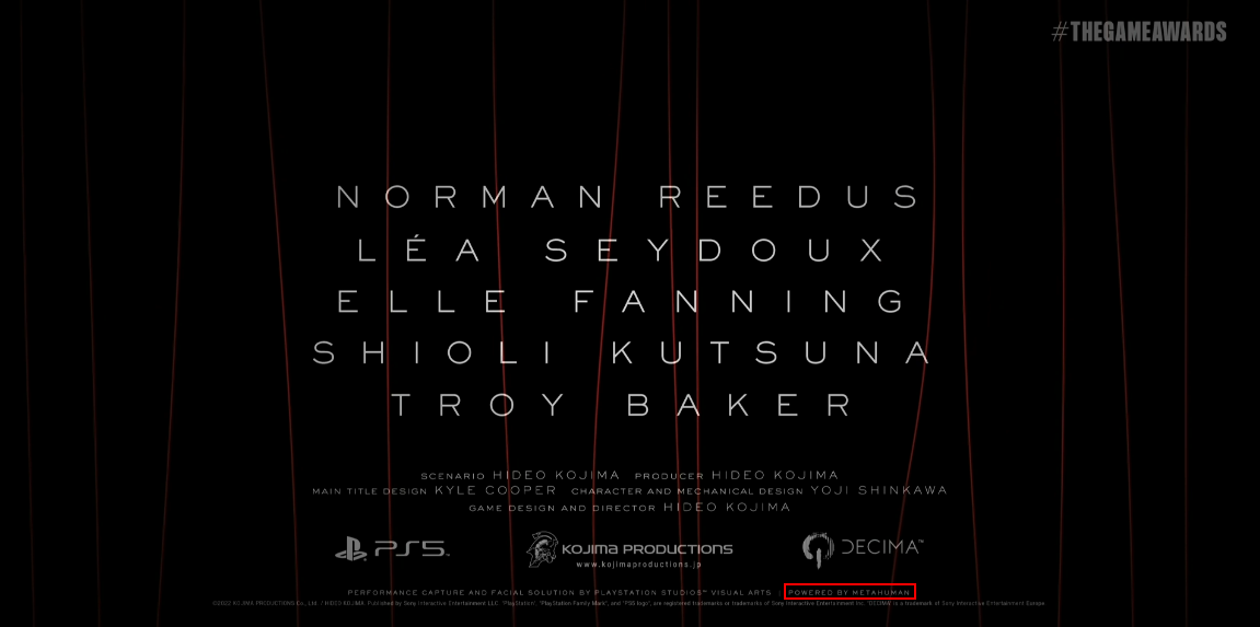 Death stranding 2 metahuman