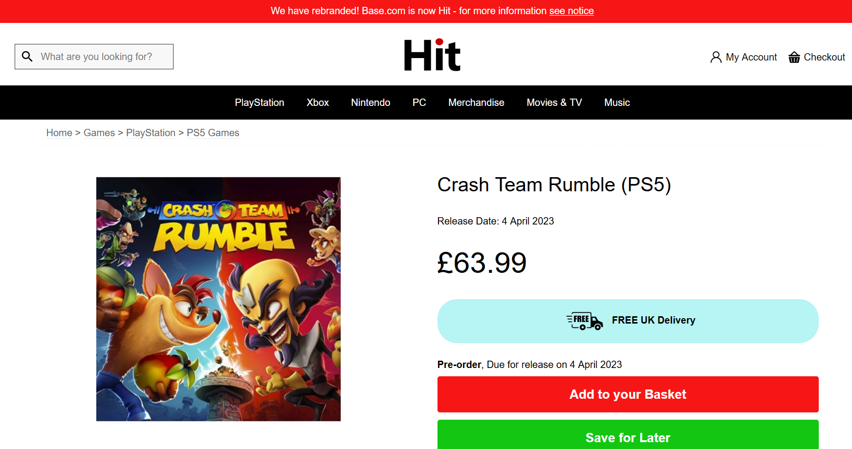 Crash team rumble release date
