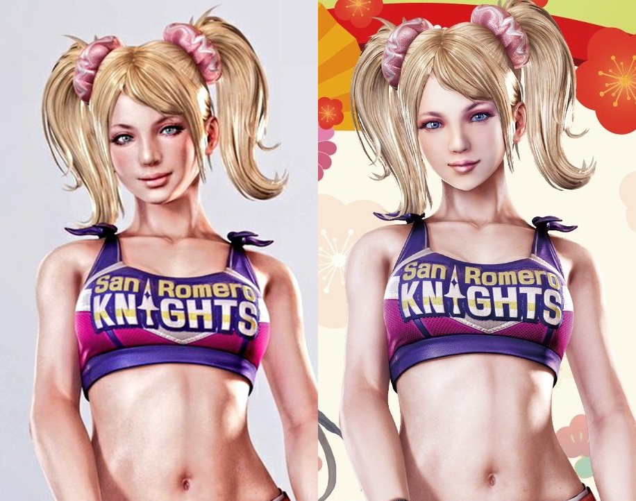 Lollipop chainsaw remaster comparison