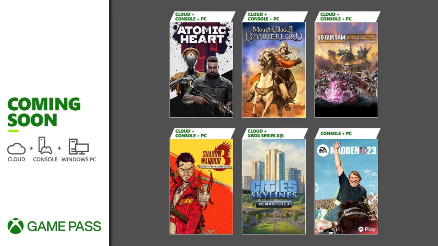 Xbox game pass february 2023