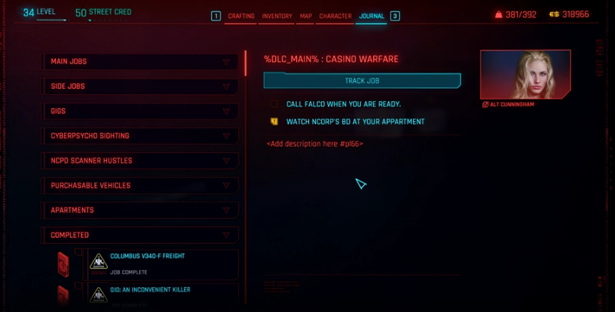 Cyberpunk 2077 phantom liberty expansion quest