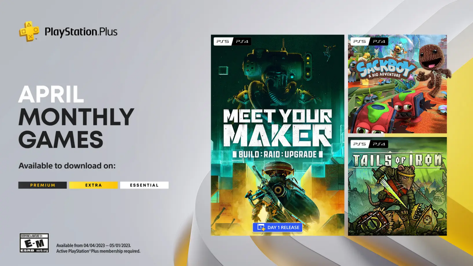 Ps plus april 2023