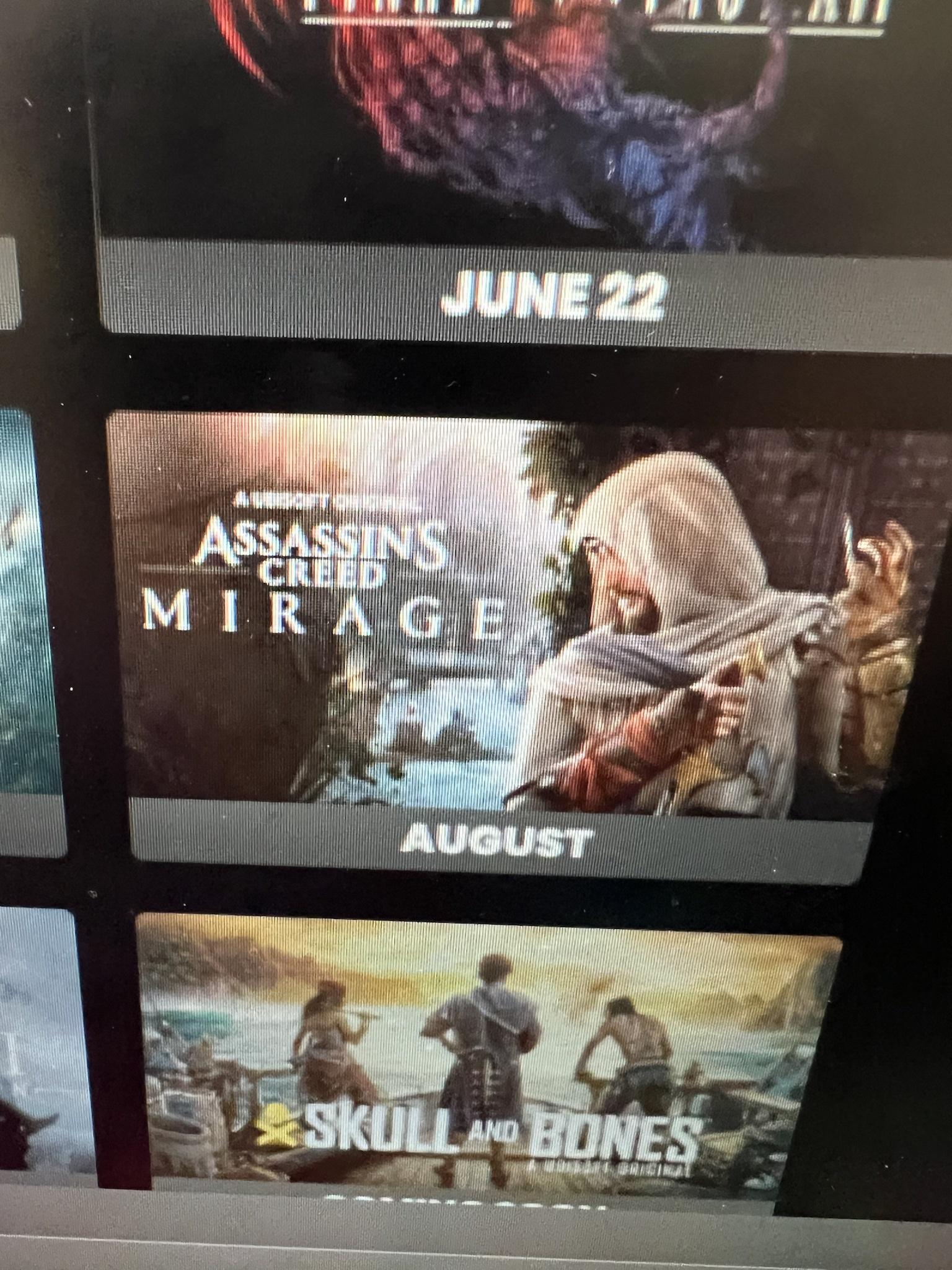 Assassin's creed mirage release