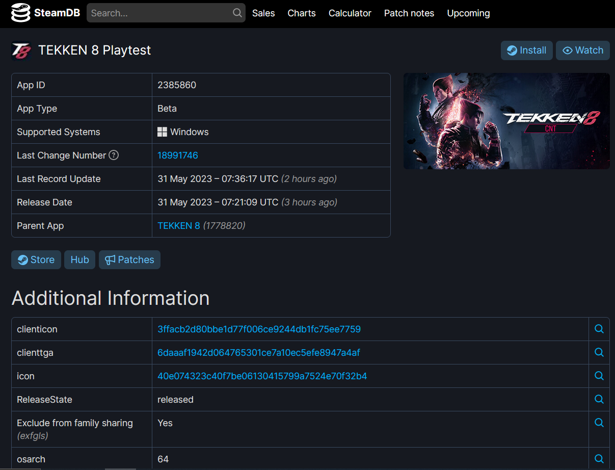 Tekken 8 closed network test