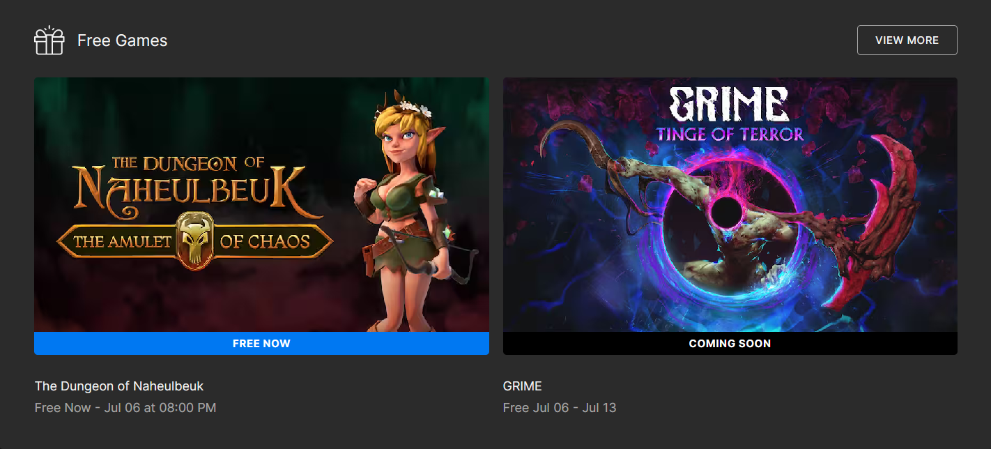 Epic games store july 2023