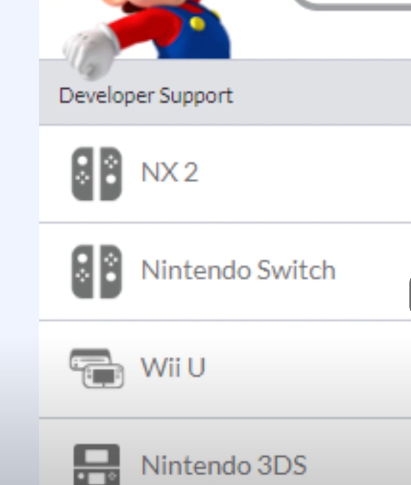Nintendo switch successor developer