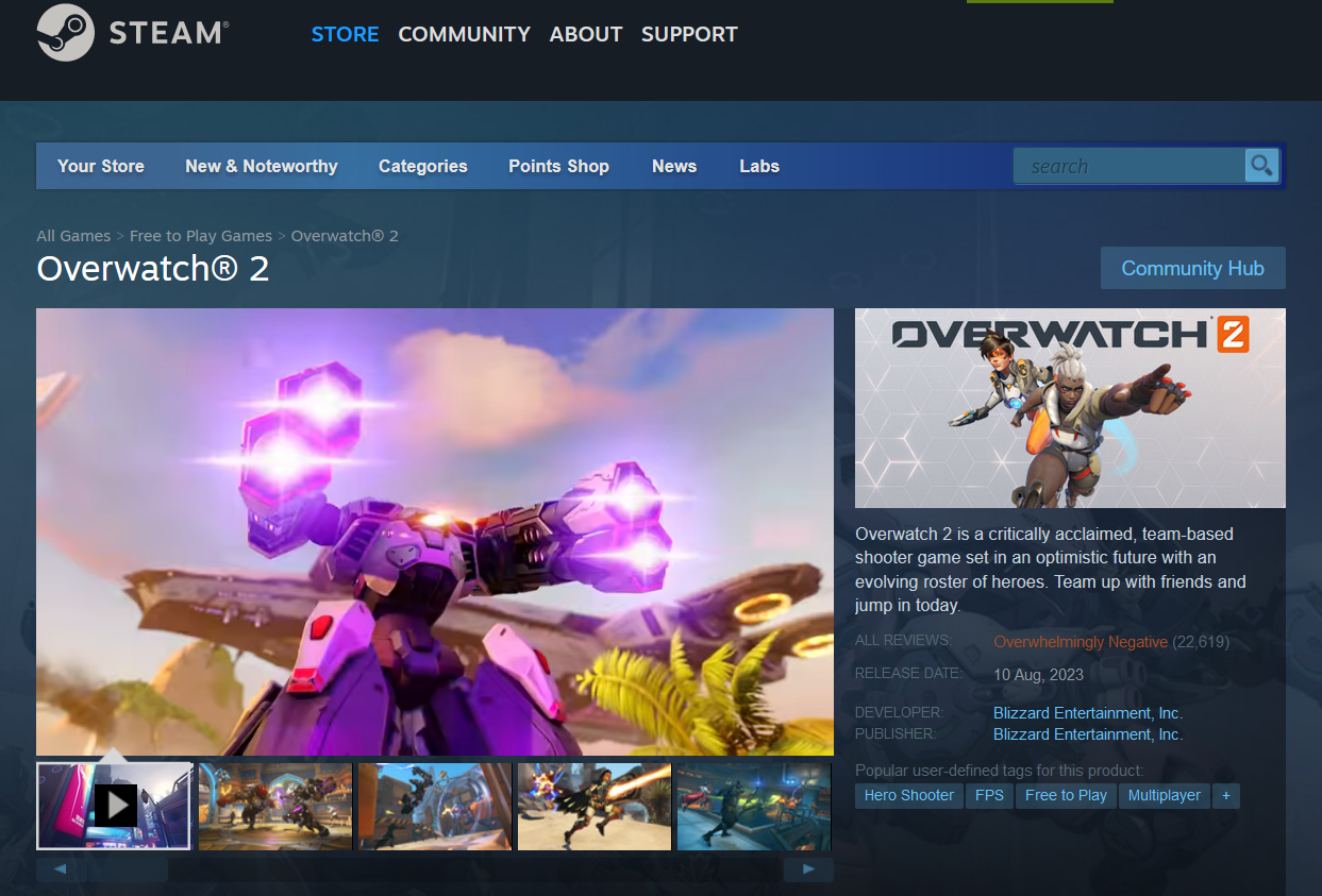 Overwatch 2 user reviews steam