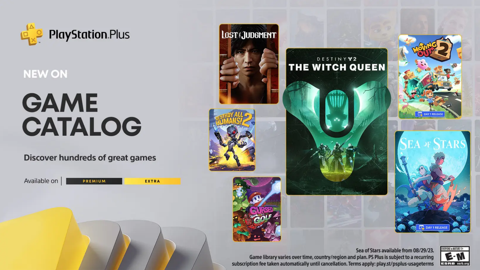 Ps plus extra premium august 2023