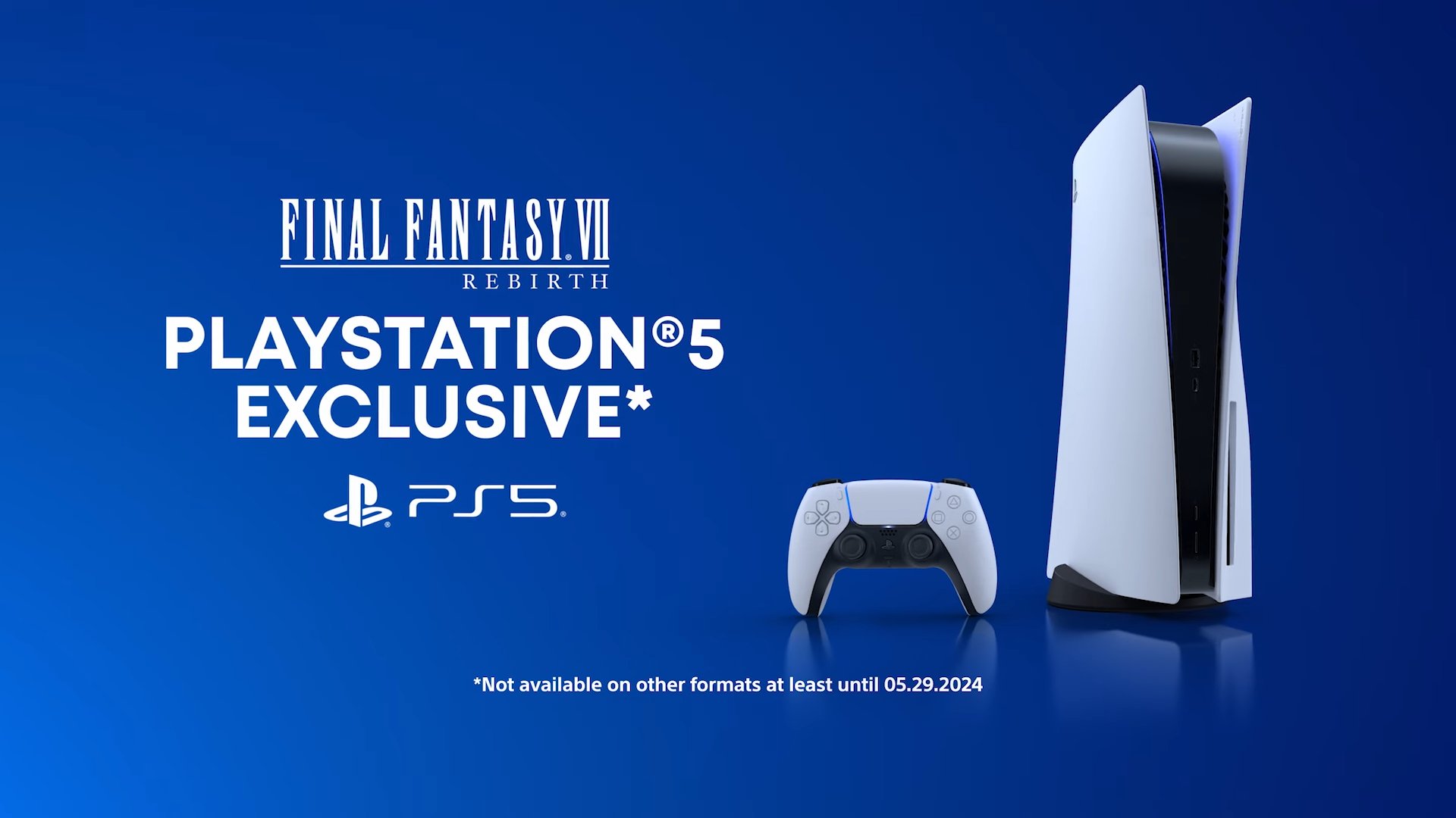 Final fantasy vii rebirth ps5 exclusive