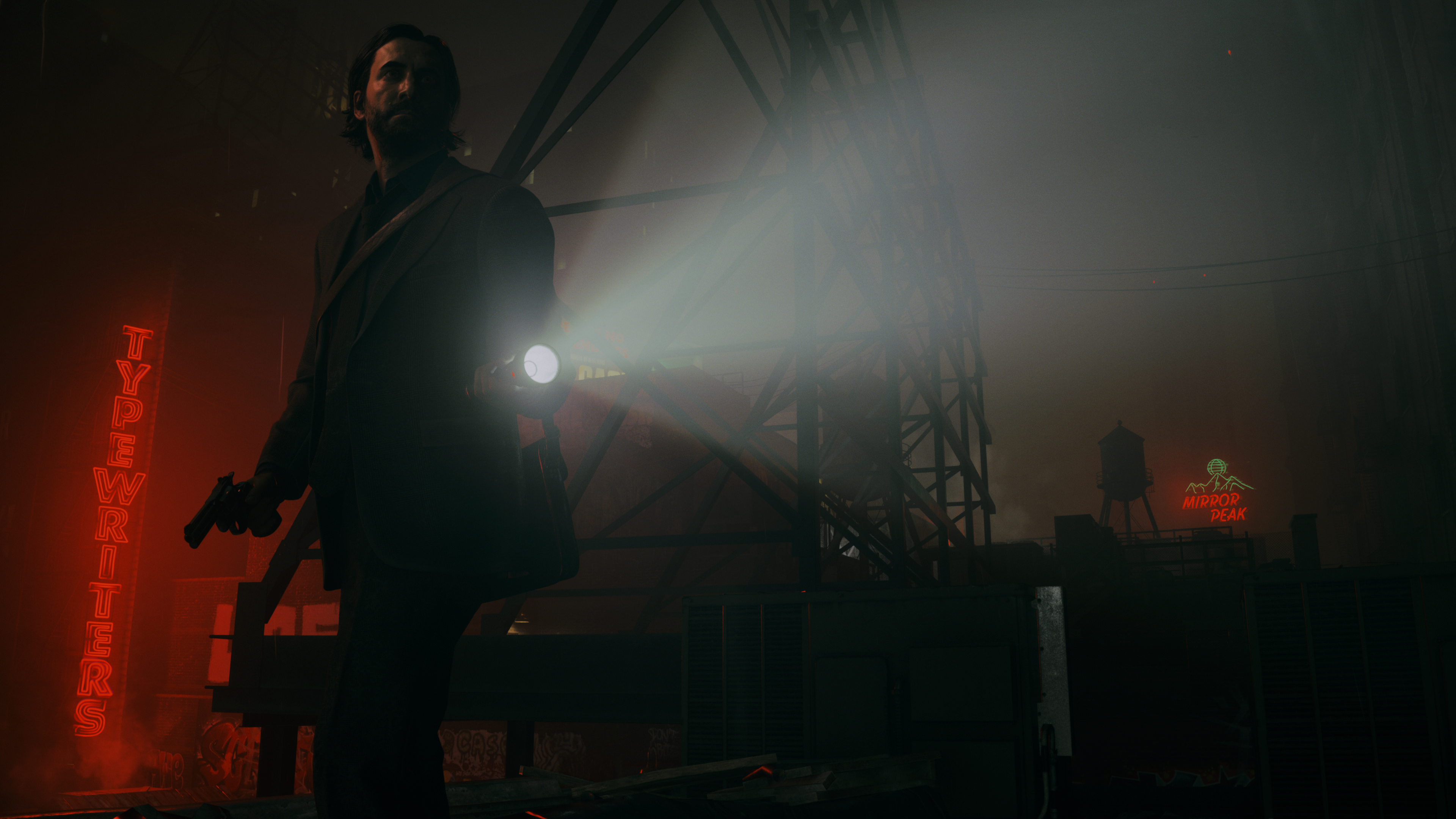 Alan Wake 2 is very blurry. It's like the character has myopia