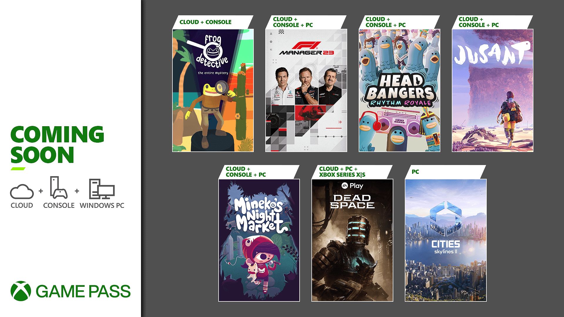 Xbox game pass october 2023