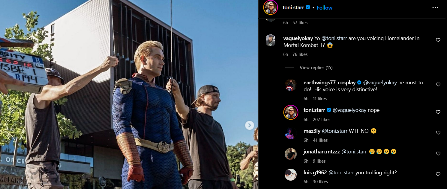 Mortal kombat 1 homelander