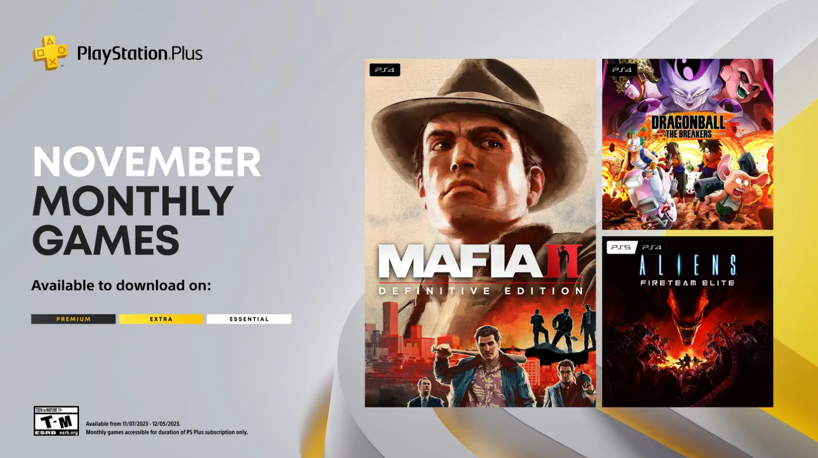 Ps plus november 2023