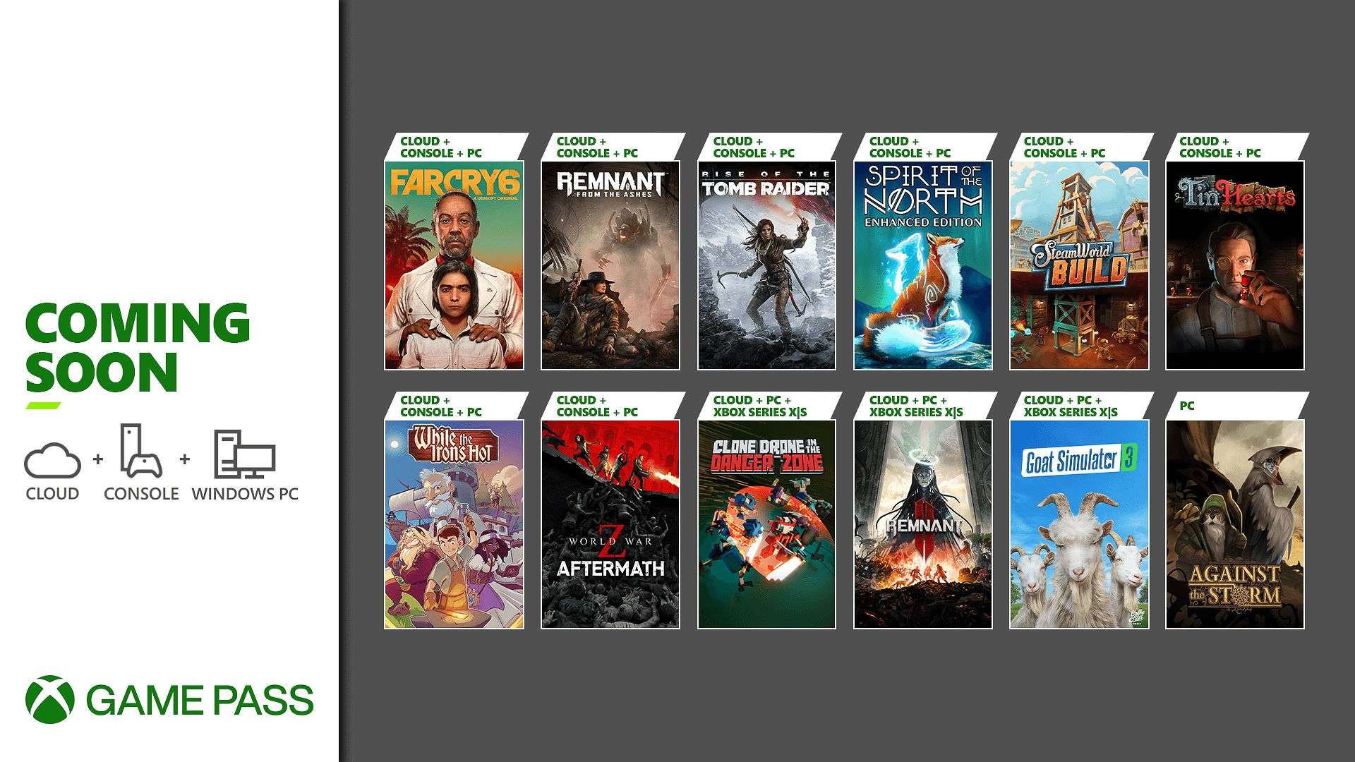 Xbox game pass december 2023
