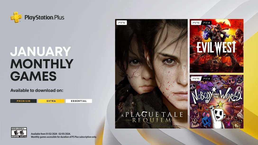 Ps plus january 2024