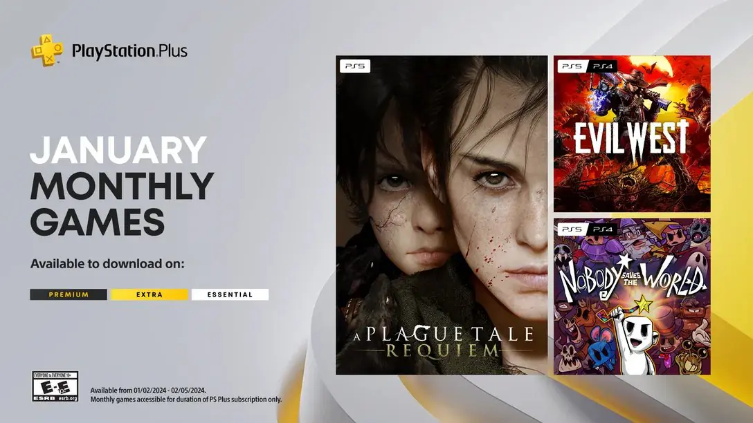 Ps plus january 2024