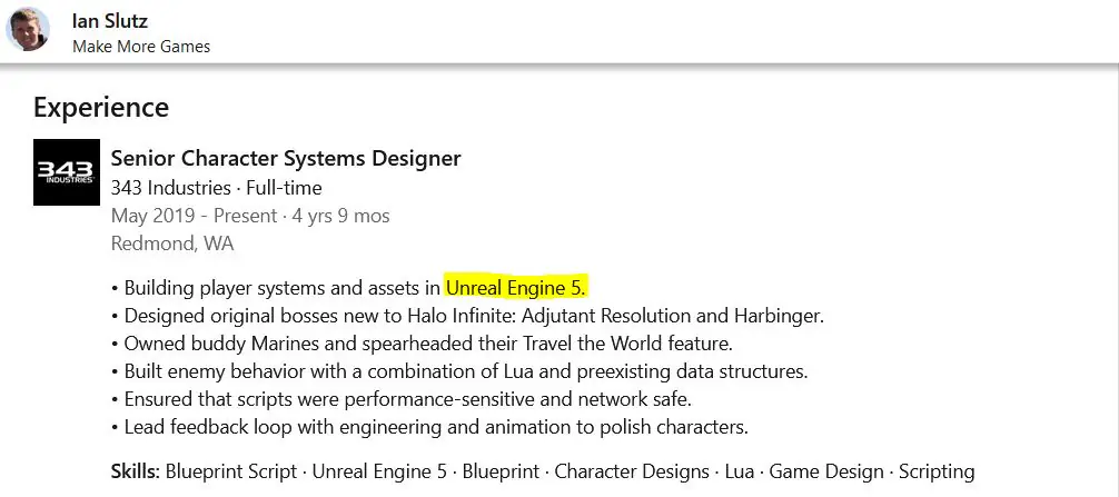 Halo unreal engine 5