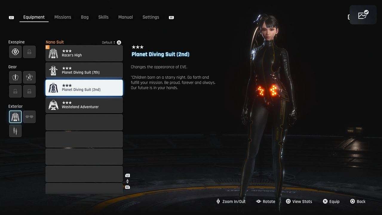 Stellar blade demo costumes