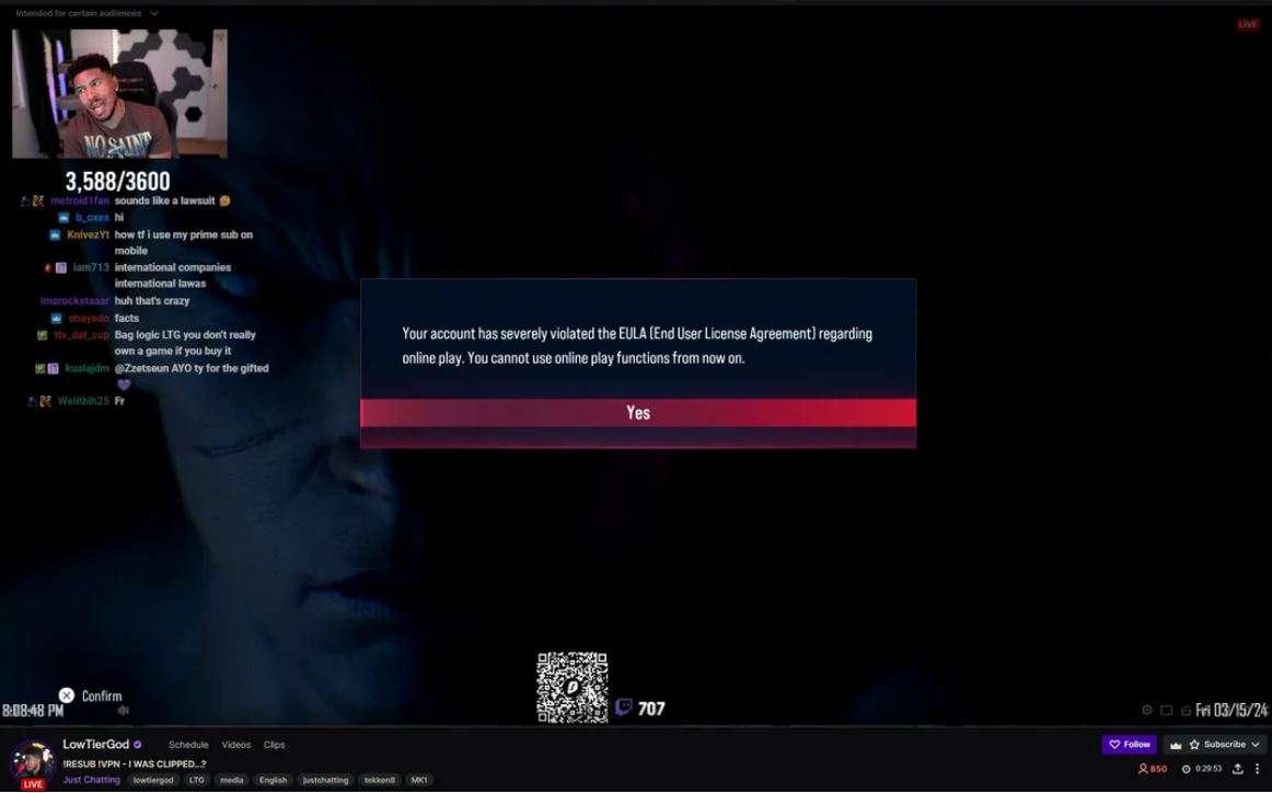 Tekken 8 plugging banned