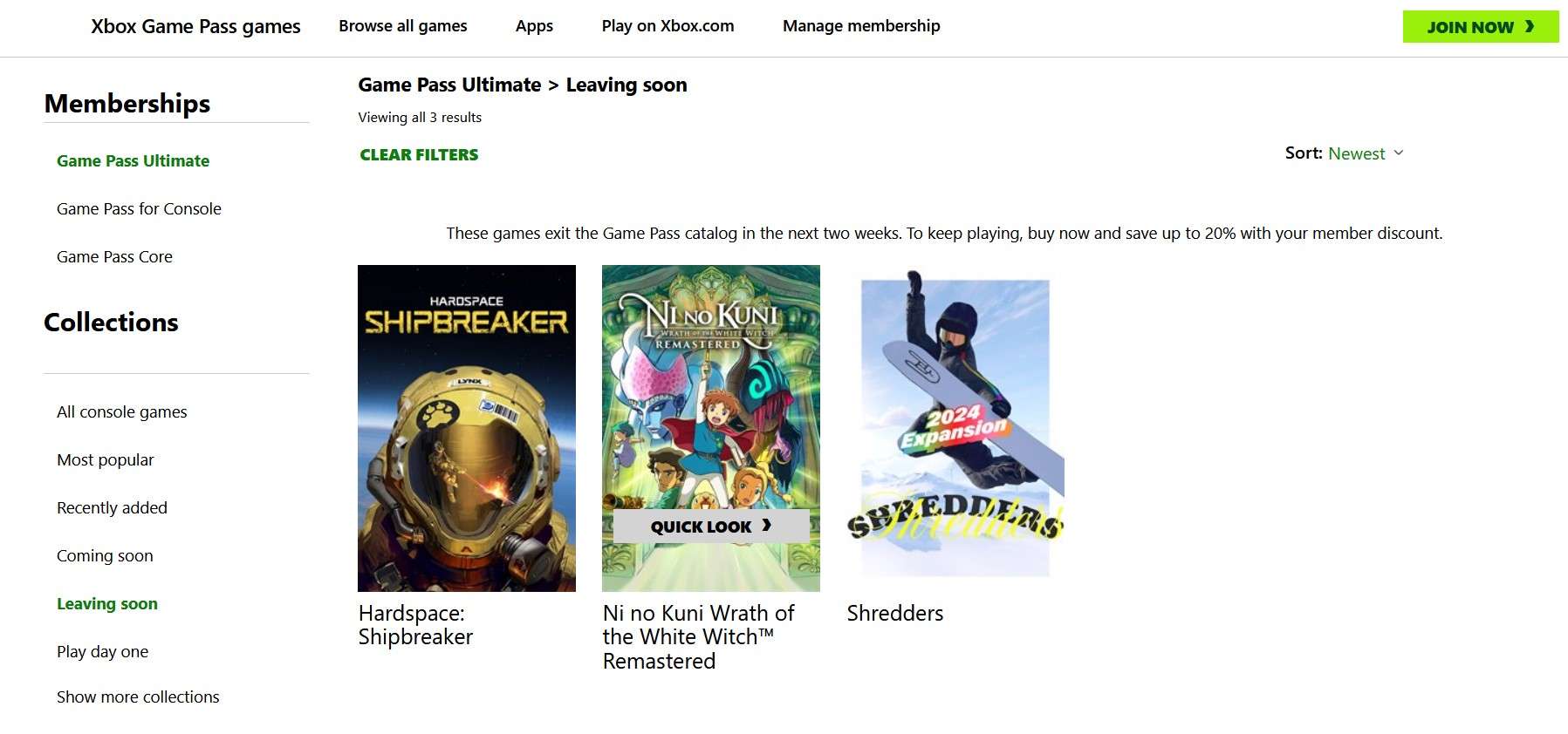 Xbox game pass leaving march 2024