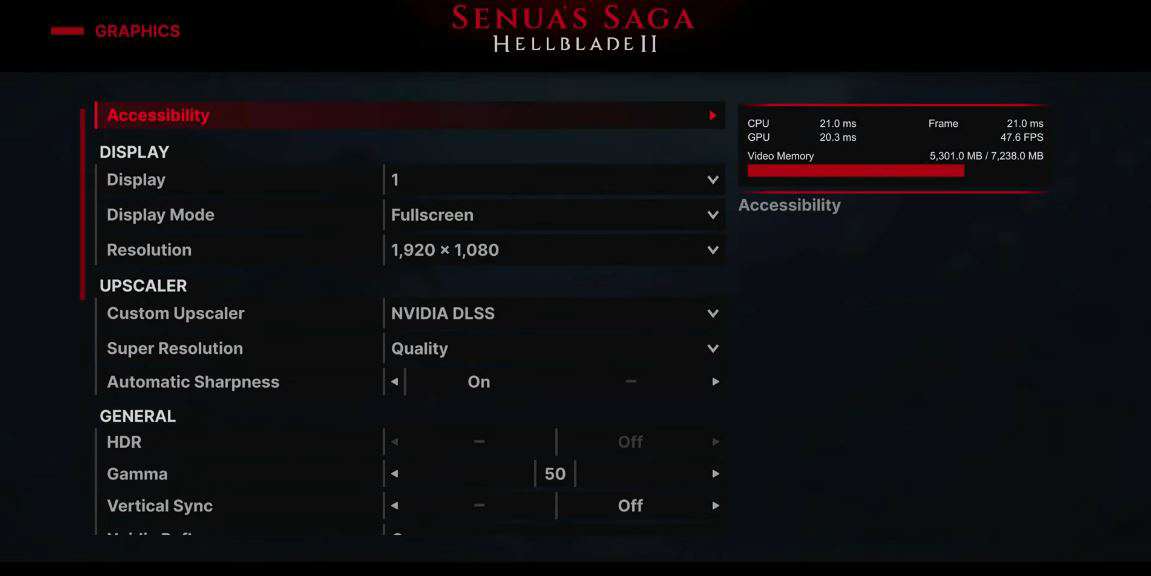 Hellblade 2 best settings