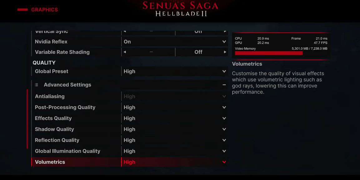 Hellblade 2 best settings