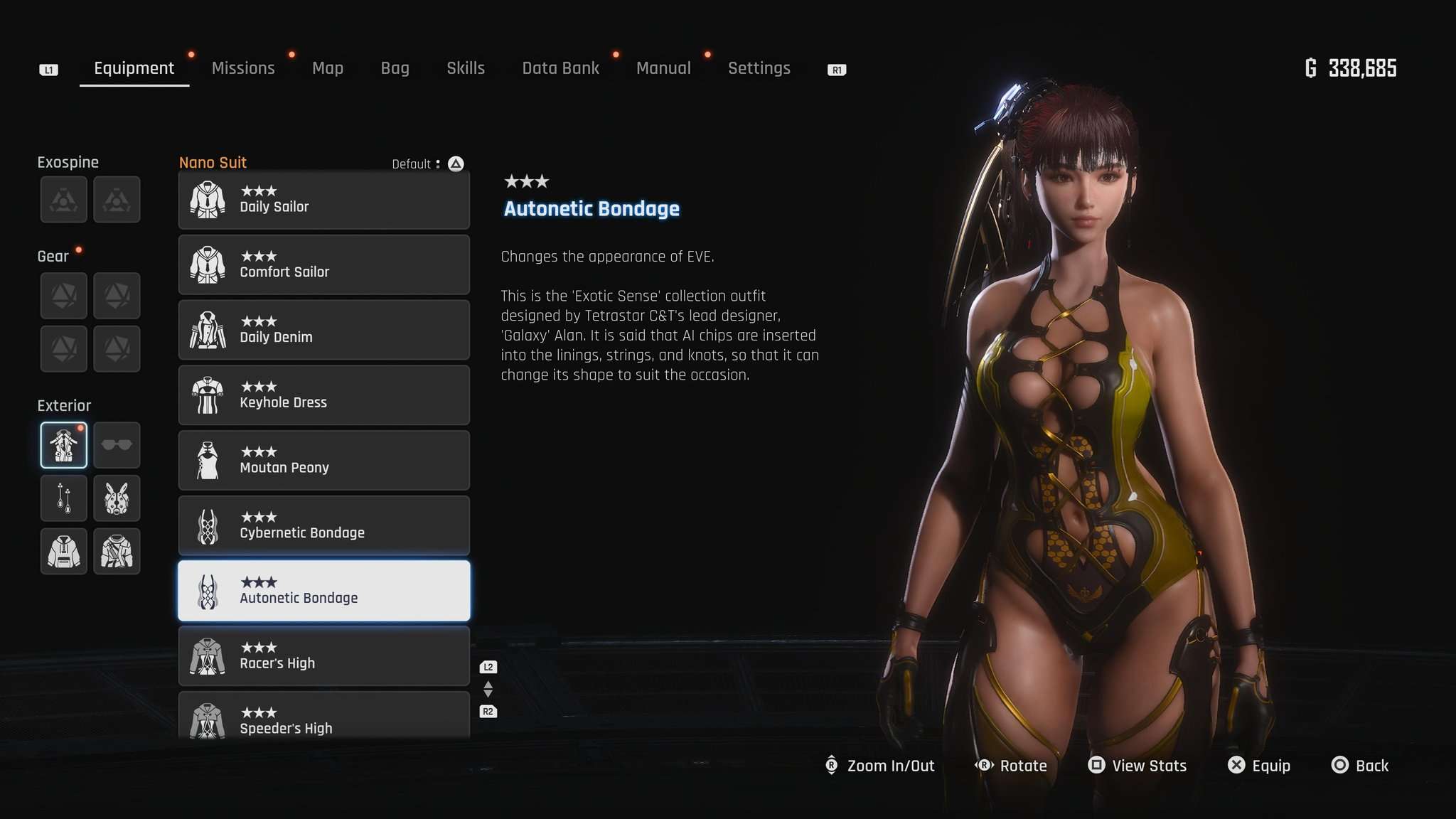 Stellar blade uncensored suits