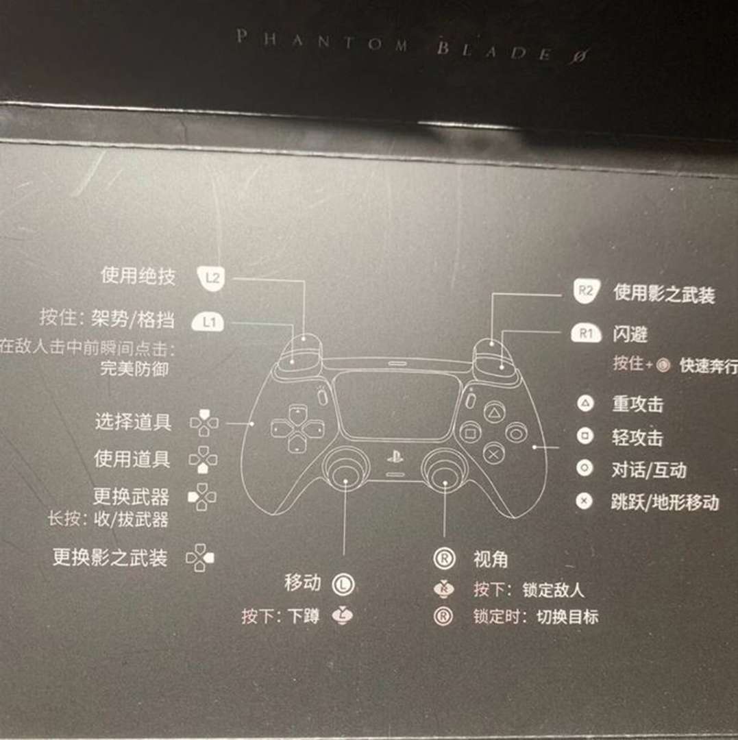 Phantom blade zero controller layout