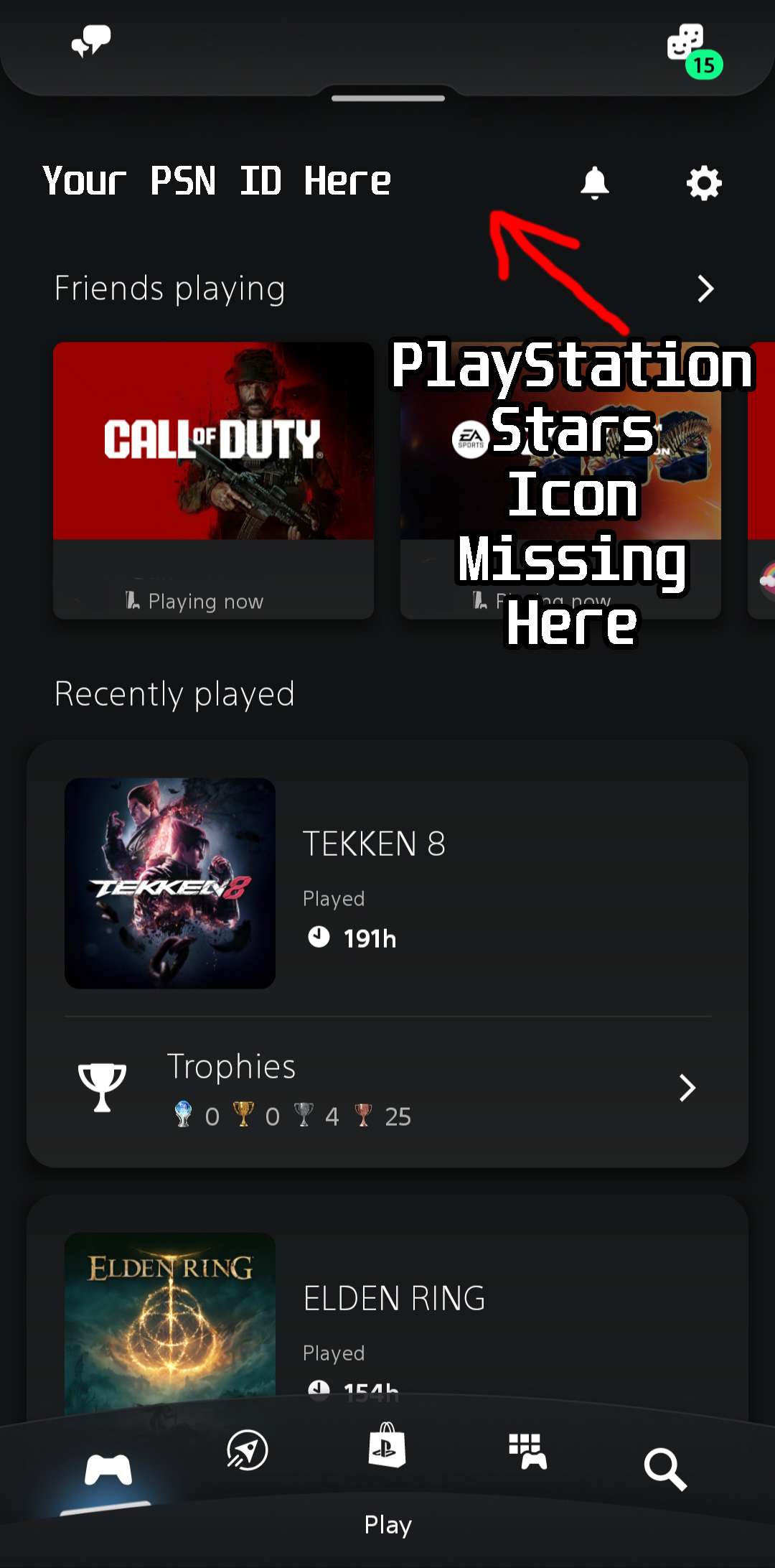 Playstation stars outage