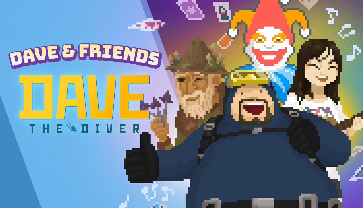 Выходит обновление Dave The Diver 1.016 с новым контентом о Дэйве и его друзьях