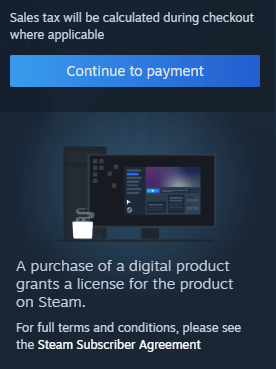 Steam license