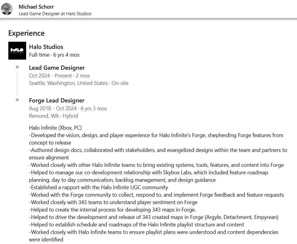 Halo studios development