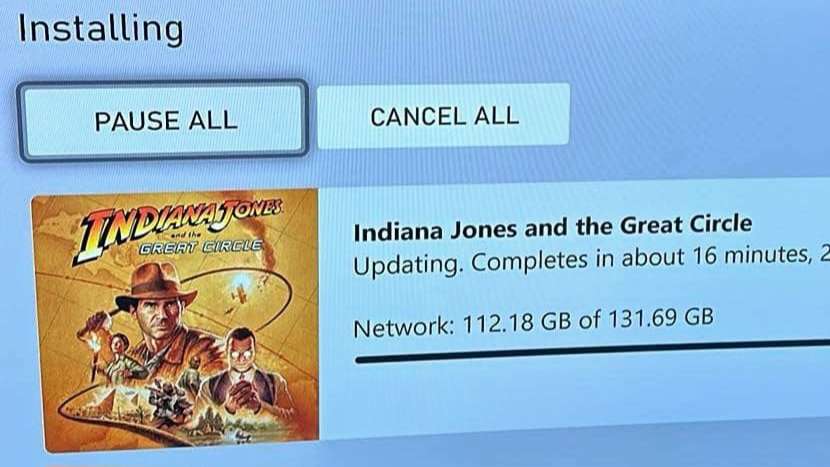 Indiana jones pre-load size
