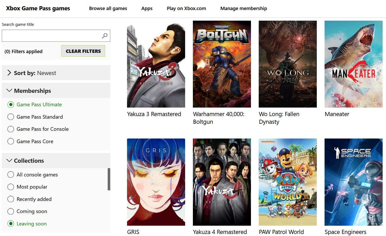 Xbox game pass leaving february 2025