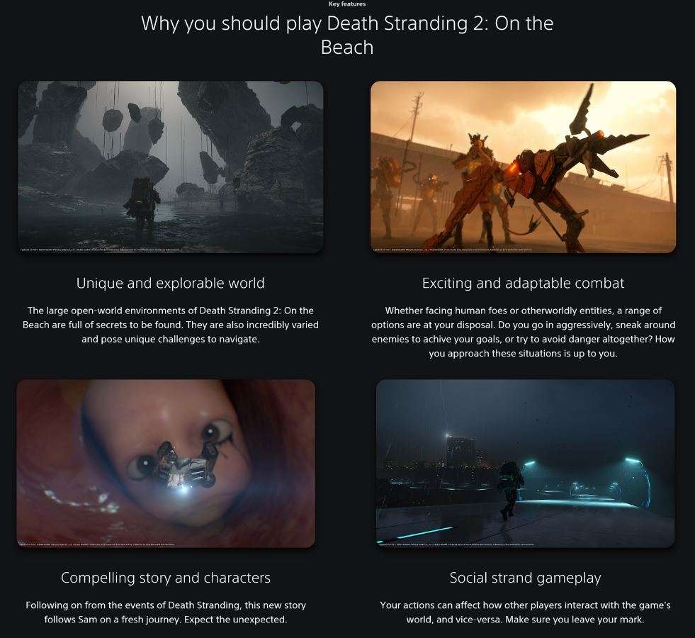Death stranding 2 playstation